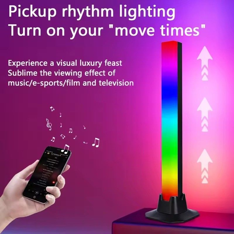 لامپ کفپوش RGB RGBIC 18LEDS برای تزئین اتاق خواب در اندازه های 30cm و 50cm