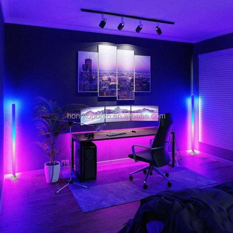 لامپ کف Led هوشمند 80lm / w با تغییر رنگ USB RGB و کنترل کننده IR
