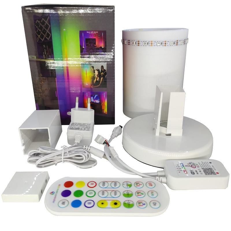 طراحی مدرن RGB رنگارنگ اتاق نشیمن نور ایستاده آداپتور لامپ کف فقط پلاگین USB