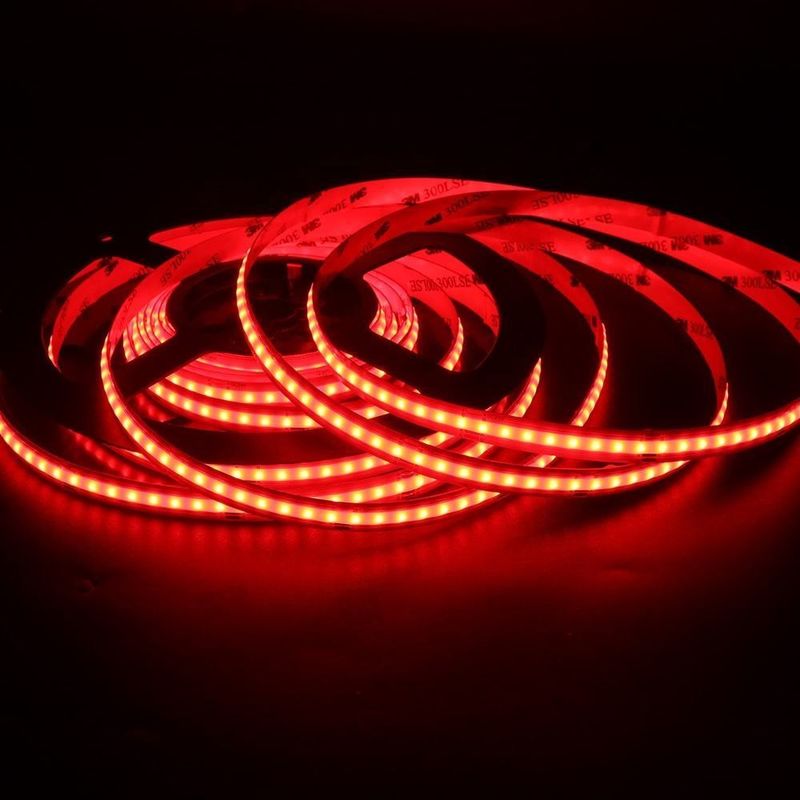 12v 24v 576LEDs RGB دمای رنگ Cob LED Strip Light Dimmable با CRI Ra 90