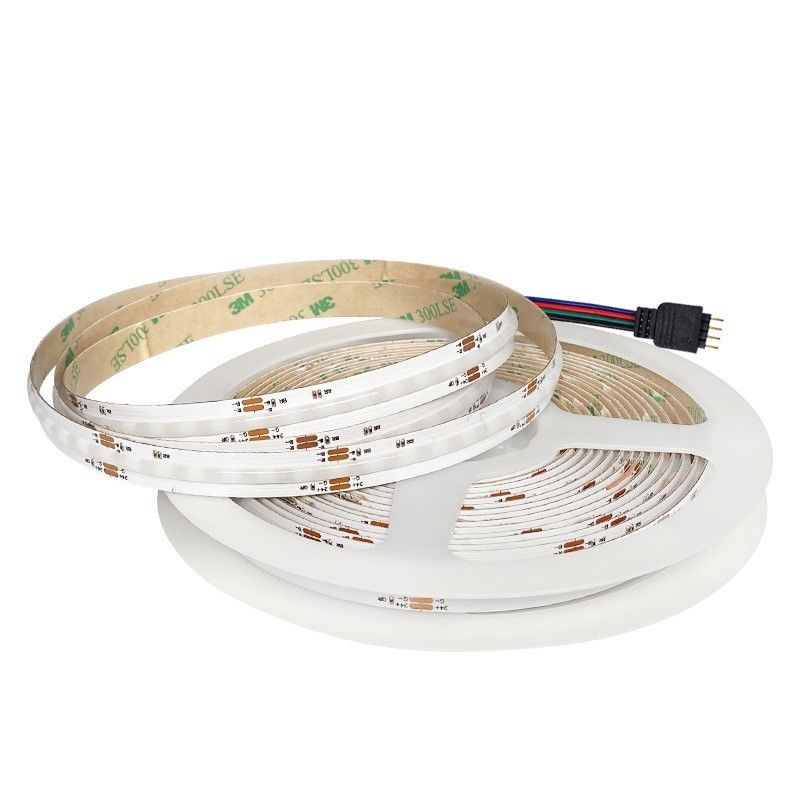 50000 ساعت زمان کار COB LED Strip Light DC 12V 24V سفارشی شده RGB RGBW RGBCCT Strip