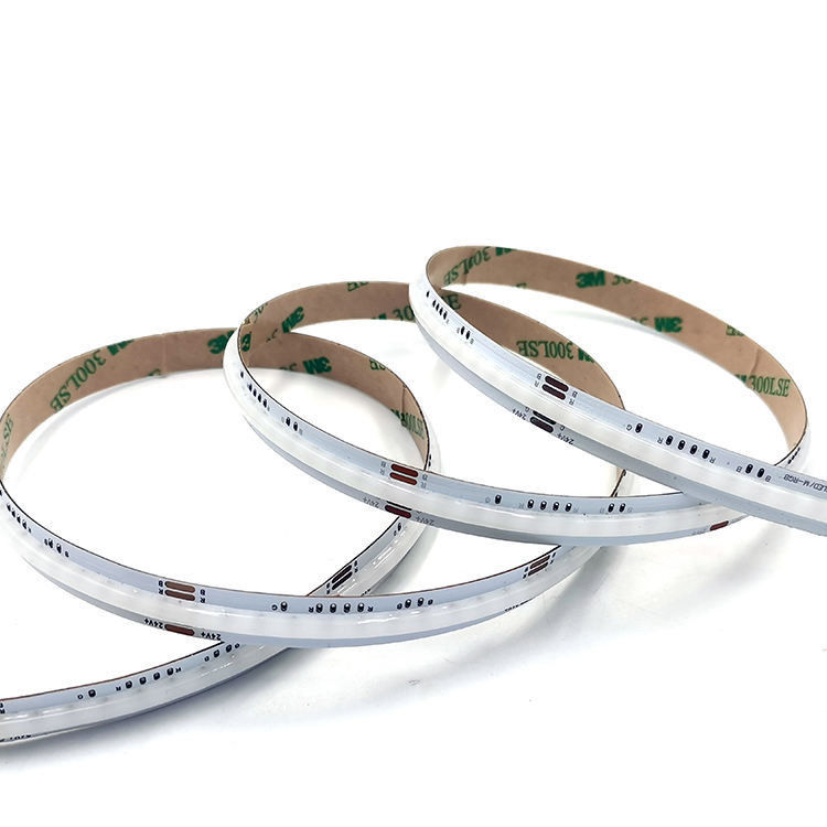 12 ولت 24 ولت 576 leds / m 10 ولت 14 ولت آراستایی RGB Cob LED Light Strip برای دکوراسیون اتاق منظره