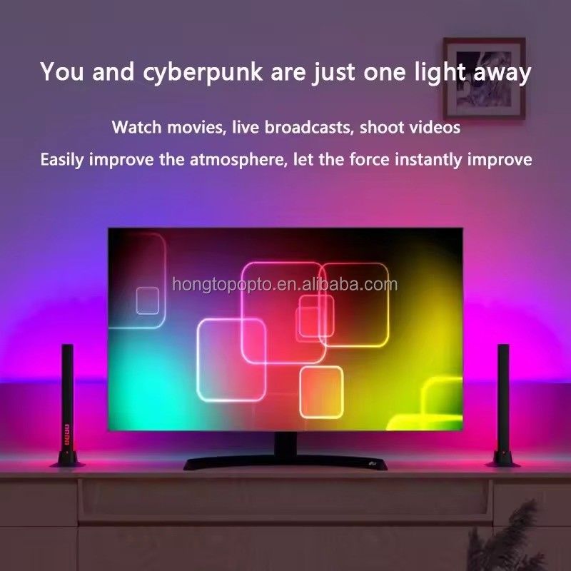 موسیقی رنگارنگ نور محیط لود بار جو اتاق بازی نور موسیقی RGB ریتم نور
