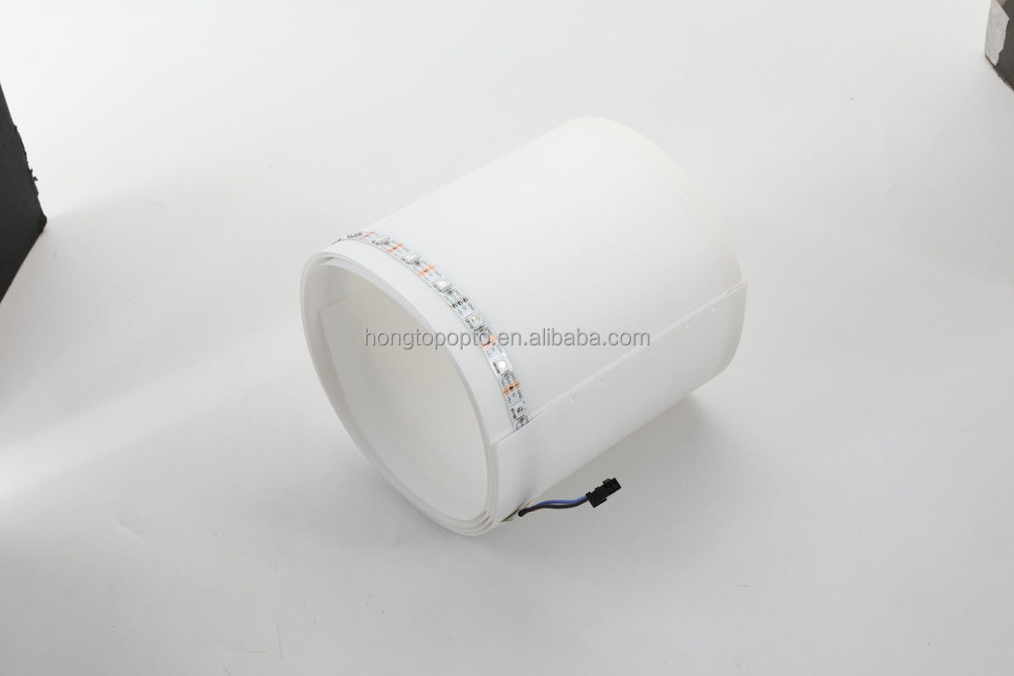رنگارنگ مدرن LED محیط نور کف کنترل از راه دور بلوتوث 0.7kg وزن محصول