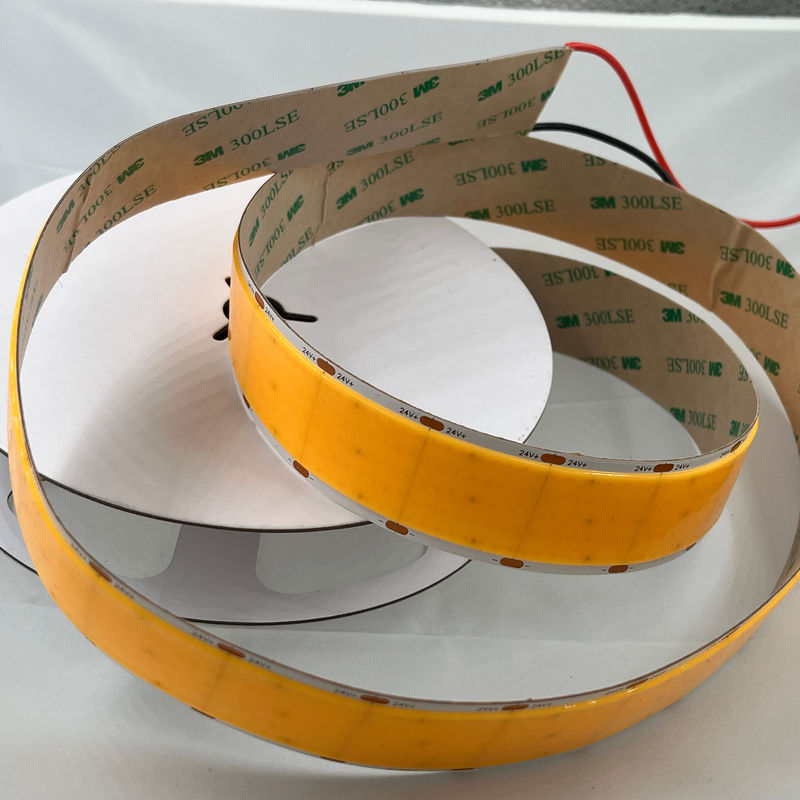 نوار LED COB فوق العاده گسترده 30mm 1600چیپ 40W / M 2700k 3000k 6500k DC24V برای پروژه سقف