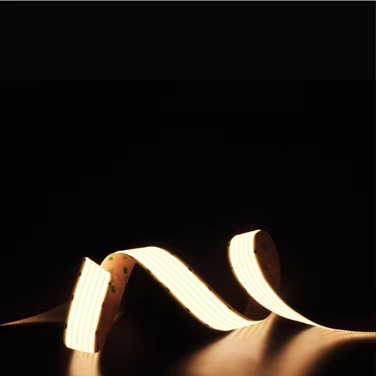 نوار LED COB فوق العاده گسترده 30mm 1600چیپ 40W / M 2700k 3000k 6500k DC24V برای پروژه سقف