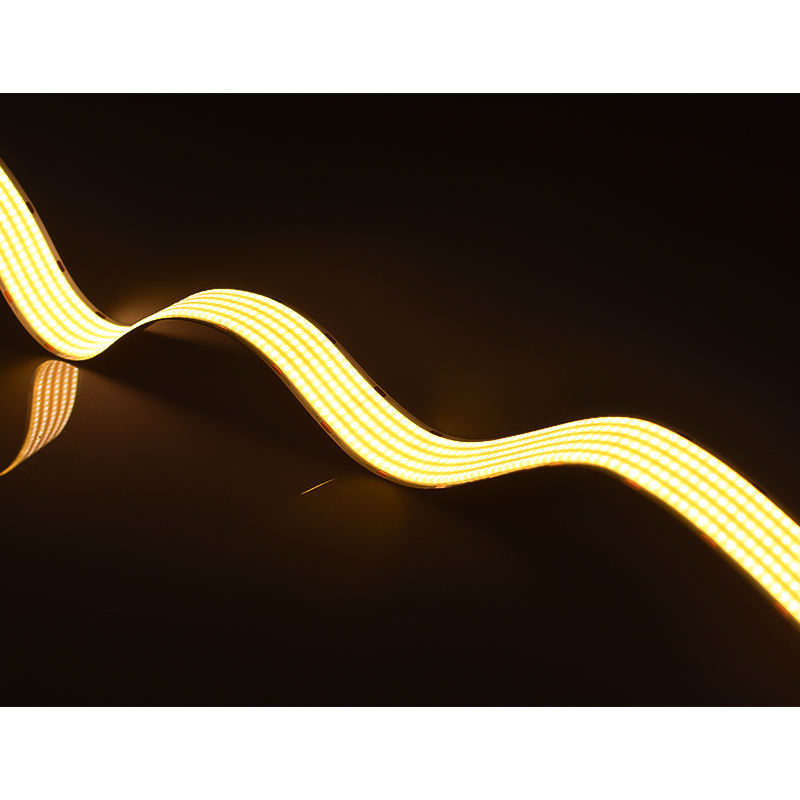 چراغ های فرعی فوق العاده گسترده DC24V 1600leds Cob Led Strip Light 30mm عرض 5 ردیف فوق العاده روشن