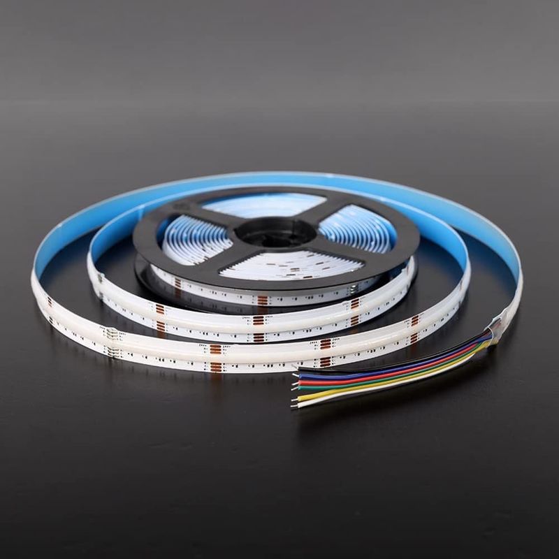 50000 ساعت طول عمر RGBCCT COB چراغ نوار LED برای اتاق نشیمن و اتاق خواب