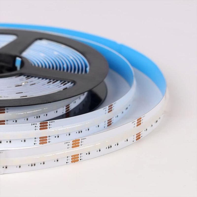 COB LED خطی نوار نور 21W / M 840leds / M DC24V خوب RGBWW RGBW RGBCCT 3000K 6000K