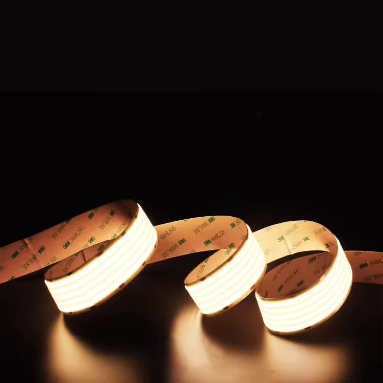 لیود های فوق العاده گسترده 1600LED Ultra Wide COB LED Strip 80 Color Rendering Index IP20 رتبه بندی شده 30000 ساعت کار برای پروژه