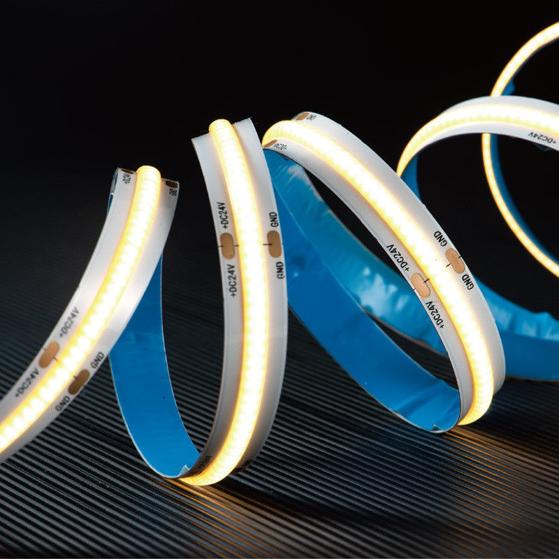 Ip20 480LEDs / m COB LED Strip Light با جریان ثابت خدمات راه حل های روشنایی طراحی نورپردازی و مدارهای