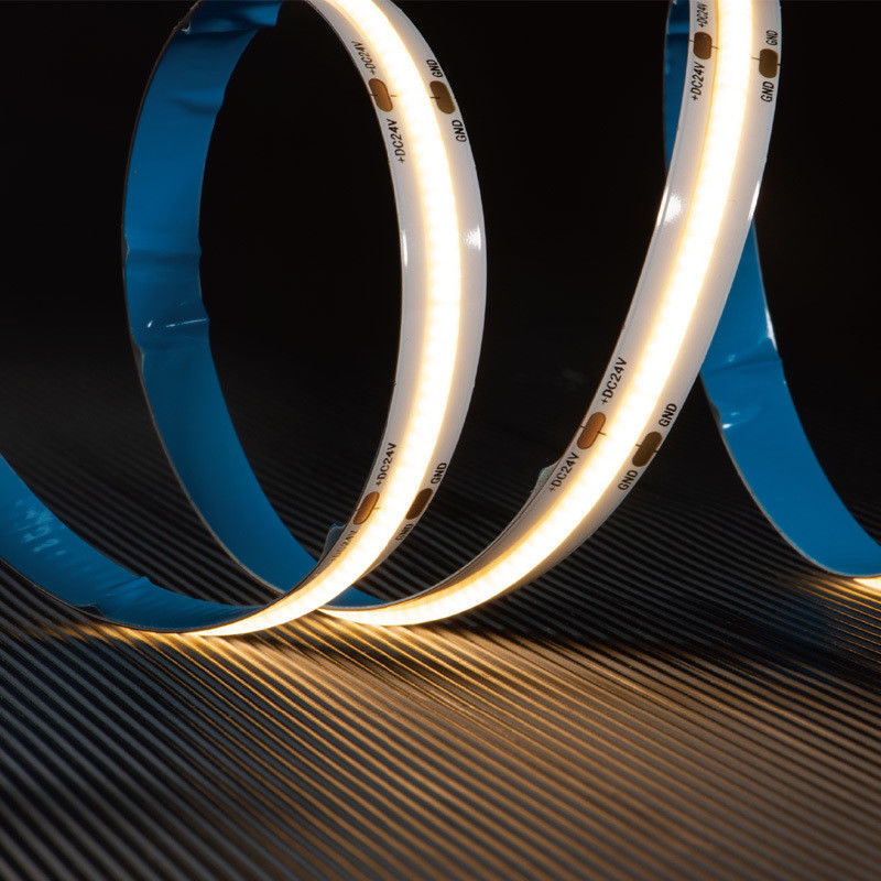 15M 20M 480Led Cob LED Strip Light Ce Rohs 24V سفید انعطاف پذیر Cob Tira چراغ نوار LED