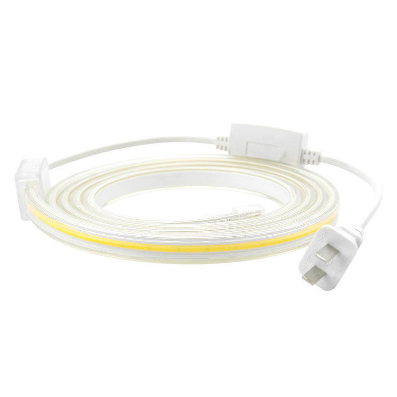 ولتاژ بالا انعطاف پذیر COB LED نوار نور IP65 ضد آب 50M 100M در هر ریل با 30000 ساعت طول عمر و 80 CRI