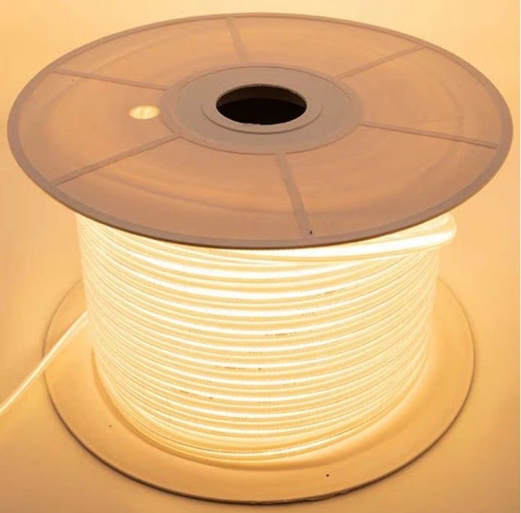 ولتاژ بالا انعطاف پذیر COB LED نوار نور IP65 ضد آب 50M 100M در هر ریل با 30000 ساعت طول عمر و 80 CRI