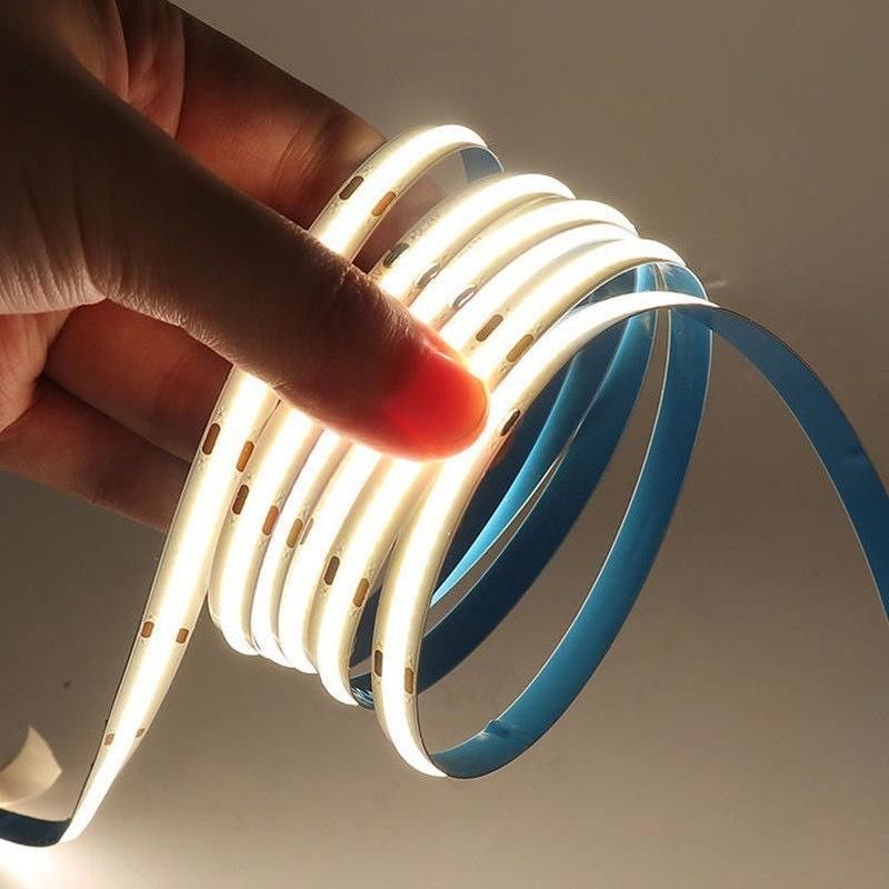 نوار LED انعطاف پذیر COB DC12V CRI90 300LEDs / m بدون افت ولتاژ 10W / m روشنایی
