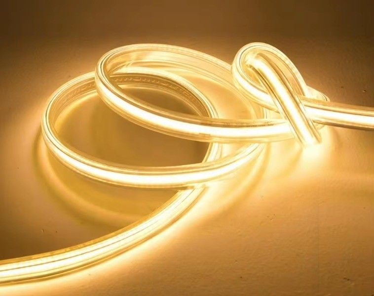 COB LED Strip Light ضد آب IP65 220V 110V 2- دمای رنگ 2700K / 3000K / 4000K / 6000K