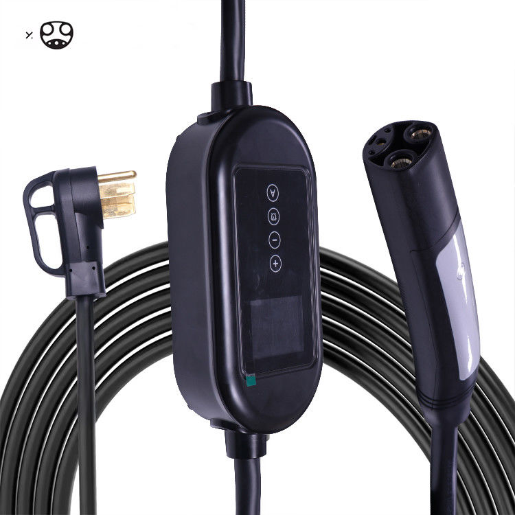 3شارژر EV 7KW با پلاگین شارژ زنانه نوع 2 و نور شاخص
